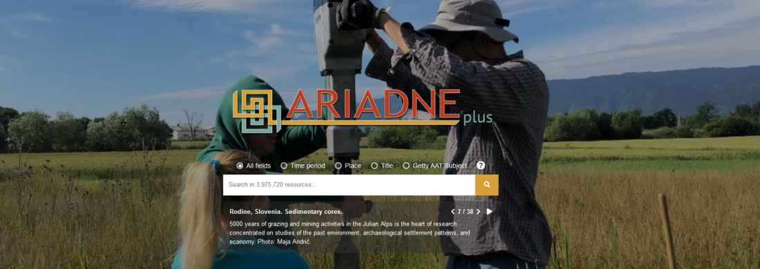 Två forskare som undersöker betes- och gruvverksamhet i Rodine, Slovenien.