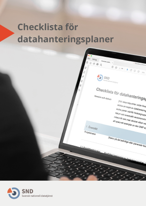 Förstasidan på checklistan