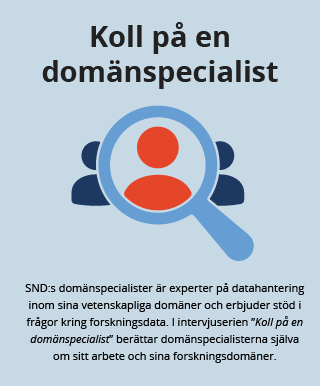 Vinjett. Koll på en domänspecialist
